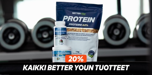 20 % koko Better Youn valikoimasta